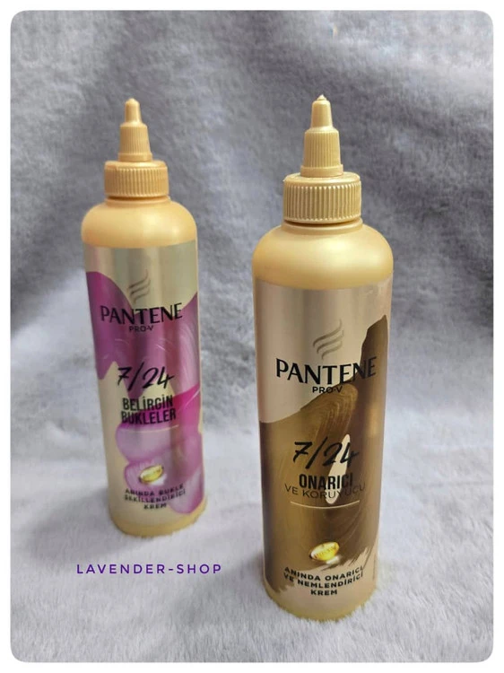 ماسک موی بدون آبکشی پنتن 7/24 مدل ترمیم‌کننده و مدل فرکننده – Pantene Pro-V Leave-In Cream
