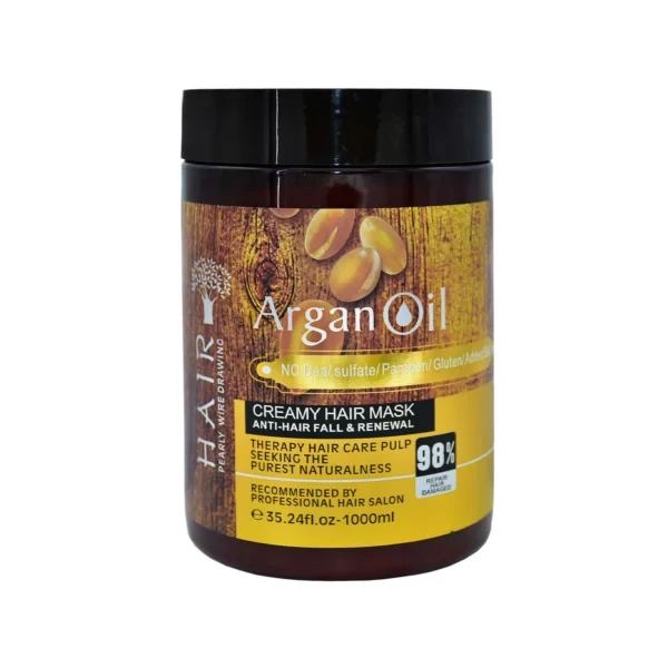 ماسک موی بدون سولفات Hair حاوی روغن آرگان حجم 1000 میلی