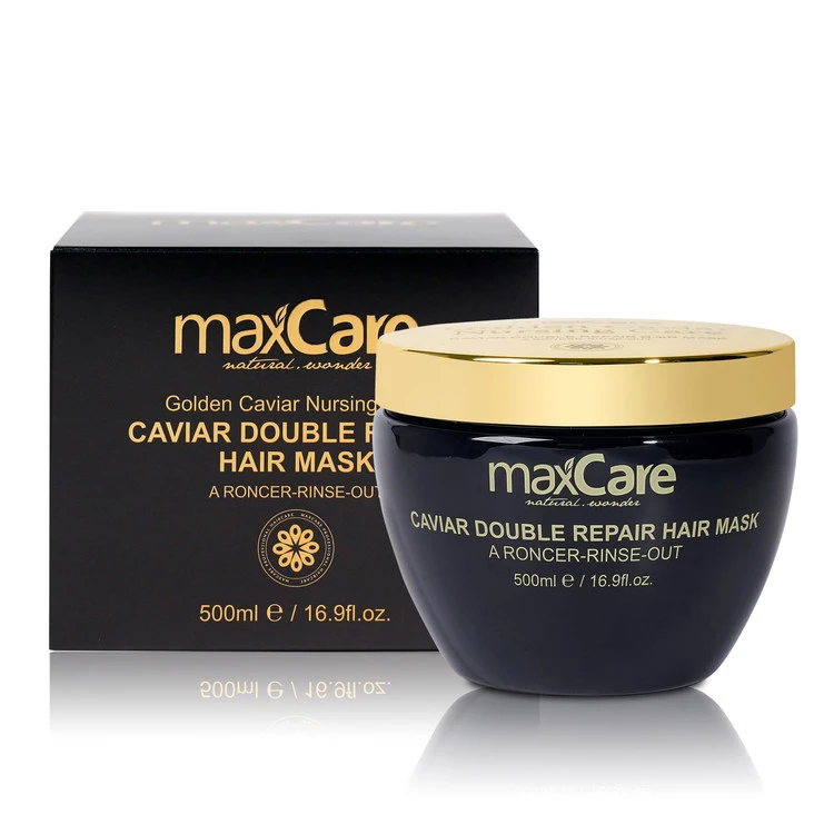 ماسک موی خاویار مکس‌کر (maxCare) مدل Double Repair حجم ۵۰۰ میلی‌لیتر