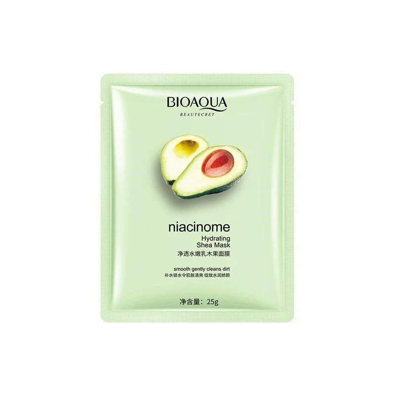 ماسک ورقه ای صورت آووکادو بیوآکوا BIOAQUA