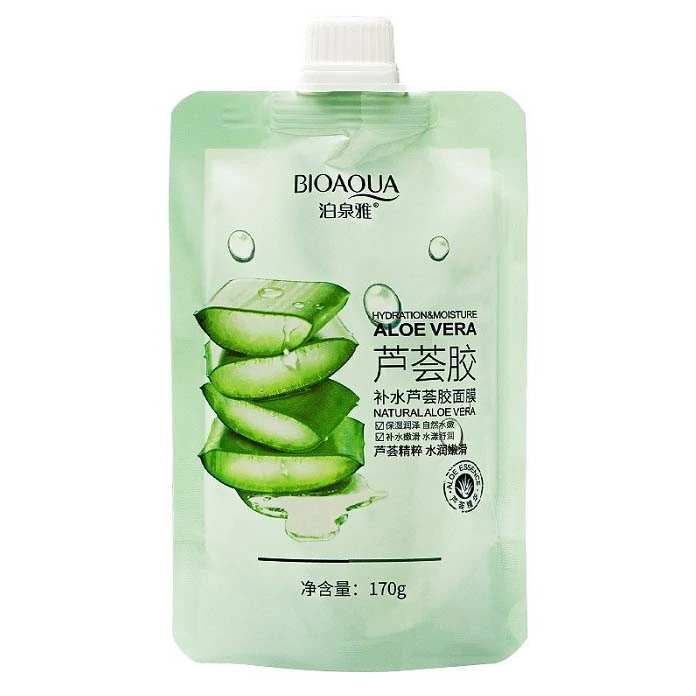 ماسک ژل آبرسان آلوورا BIOAQUAAloe vera Mask BIOAQUA