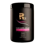 ماسک کلاژن کراتین(Roi Du Beauty) 1000 میل ساخت  فرانسه  مخصوص موهای مجعد و آسیب‌دیده