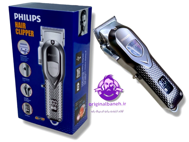 ماشین اصلاح حجم زن و خط زن سر صورت بدن فلیپس PHILIPS750