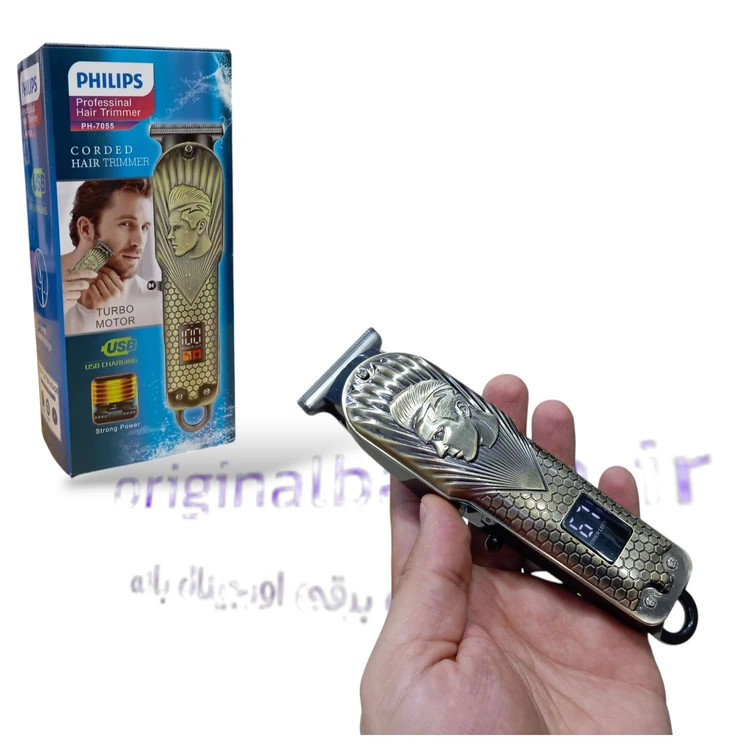 ماشین اصلاح صفر زن صورت و بدن فلیپس philips hair trimmer7055