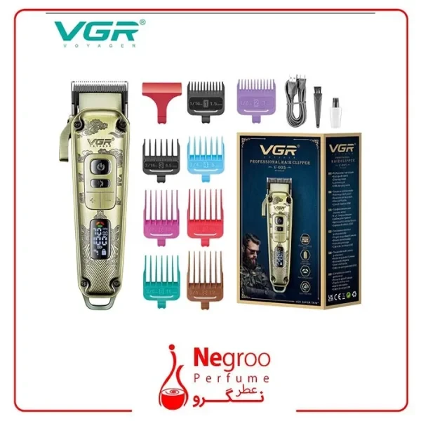 ماشین اصلاح موی سر و صورت وی جی ار مدل V-005