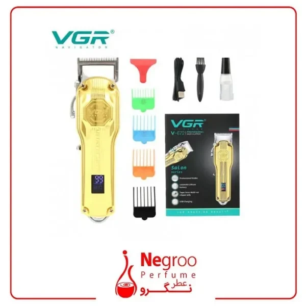 ماشین اصلاح موی سر و صورت وی جی ار مدل V-672