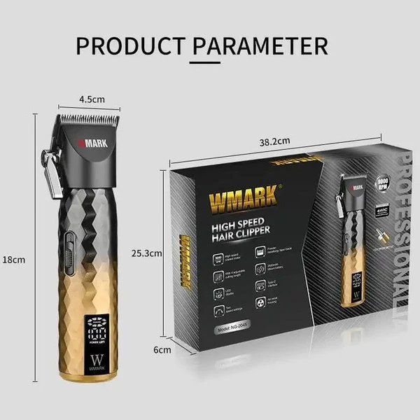 ماشین اصلاح کلیپر حرفه‌ای وی مارک wmark NG-2045