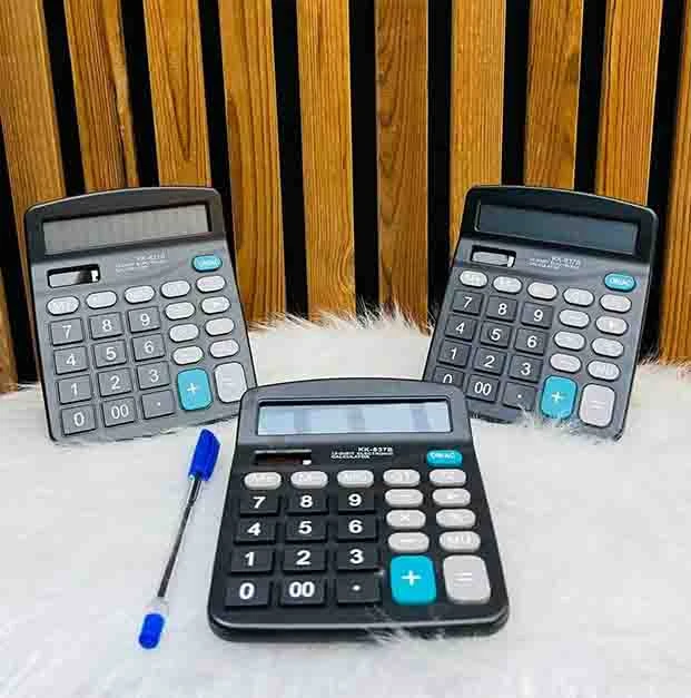 ماشین حساب مشکی 12 رقمی