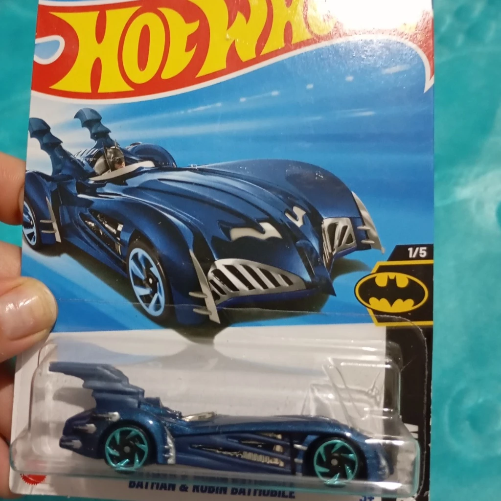 ماشین فلزی هات ویلز بتمن و رابین بتموبیل Batman & Robin Batmobile