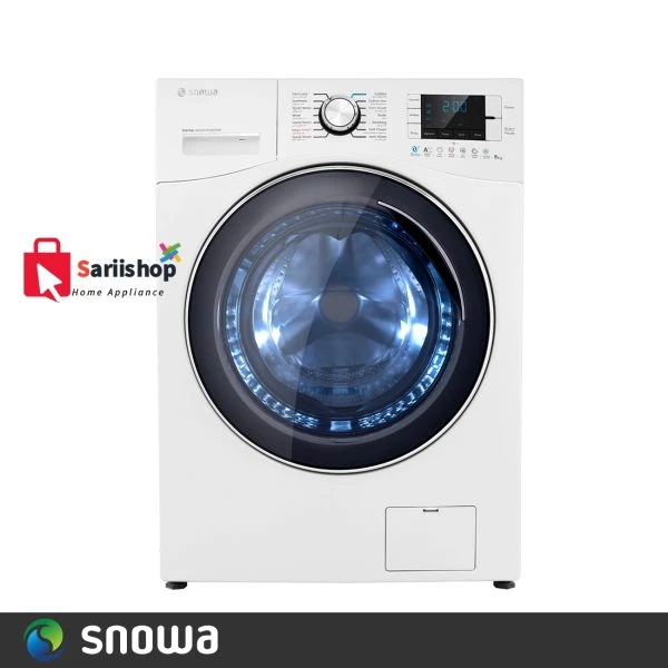 ماشین لباسشویی اسنوا سری اکتا 8 کیلویی مدل SWM-D80W