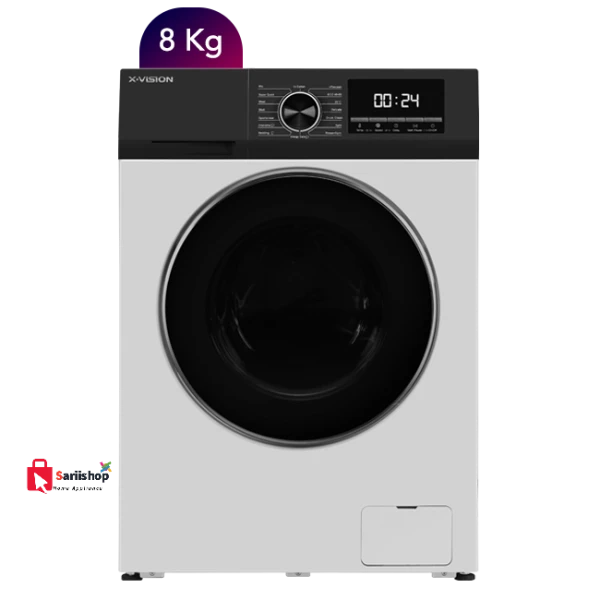 ماشین لباسشویی ایکس ویژن مدل TP82-BWD/BSD ظرفیت 8 کیلوگرم