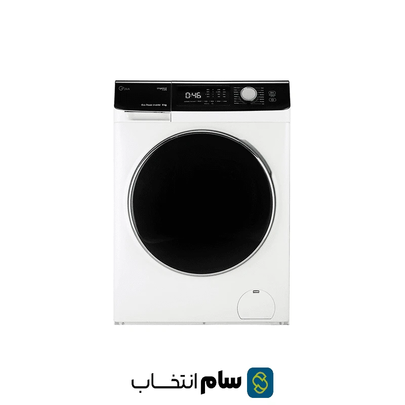 ماشین لباسشویی جی پلاس مدل GWM-K8540W ظرفیت 8 کیلوگرم