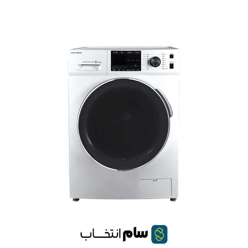 ماشین لباسشویی پاکشوما مدل BWF-40916WT ظرفیت 9 کیلوگرم