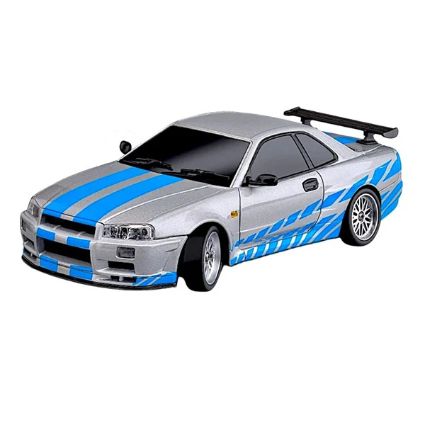 ماشین کنترلی فلزی دریفت مسابقه ای مدل نیسان جی تی آر مقایس 1:18 کد NISSAN GTR LD1899
