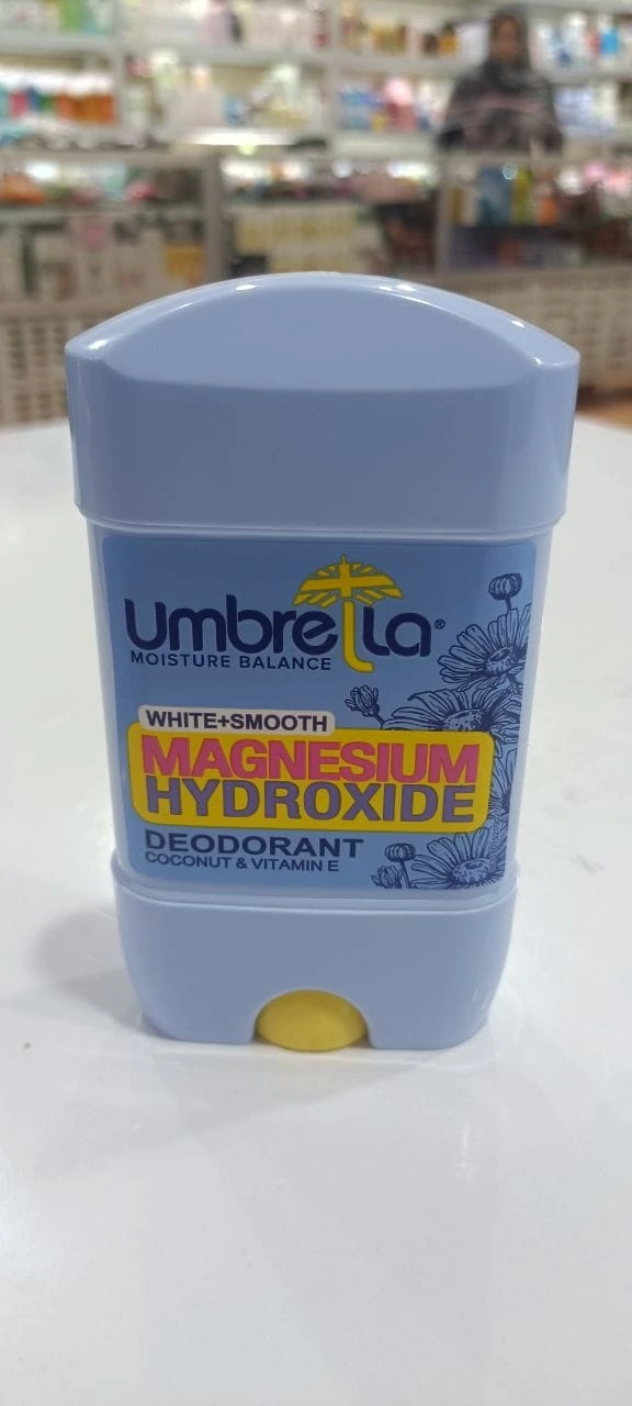 مام دئودورانت زنانه آمبرلا مدل White + Smooth | Umbrella Magnesium Hydroxide Deodorant