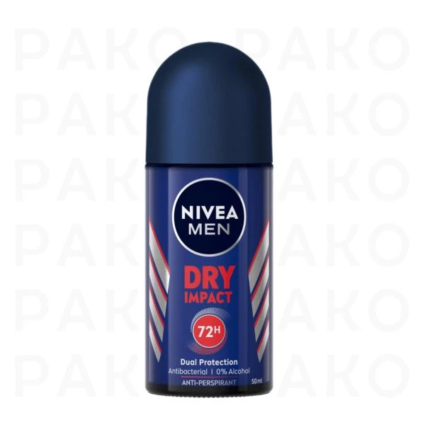 مام رول مردانه مدل DRY IMPACT نیوا 50میلی (NIVEA)
