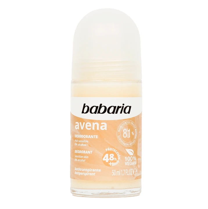 مام رولی باباریا Babaria مدل Avena رایحه جو حجم 50 میل اصل و اورجینال