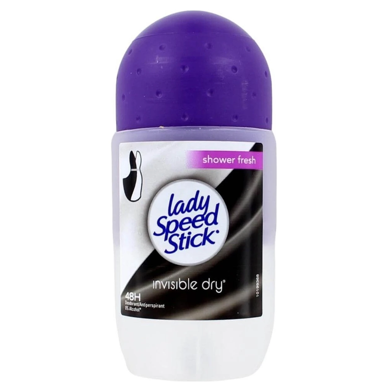 مام رولی ضد تعریف لیدی اسپد Lady Speed مدل Invisible Dry رایحه Shower Fresh حجم 50 میل اصل و اورجینال
