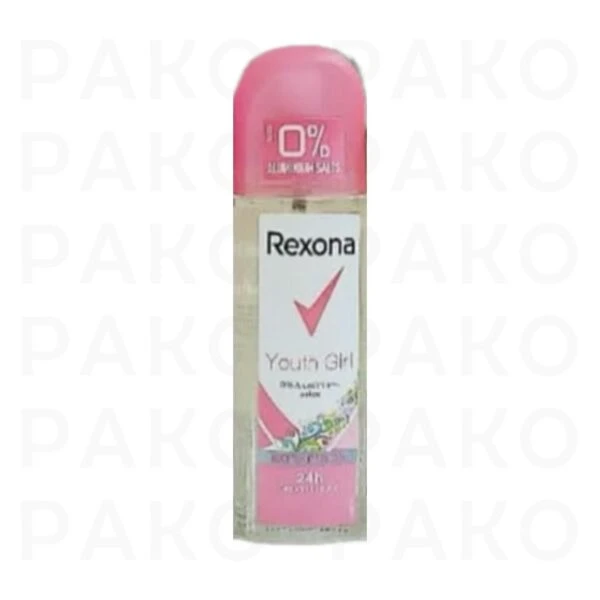 مام رکسونا اسپری مدل youth girl بدون آلمینیوم 24 ساعته حجم 75 میل rexona