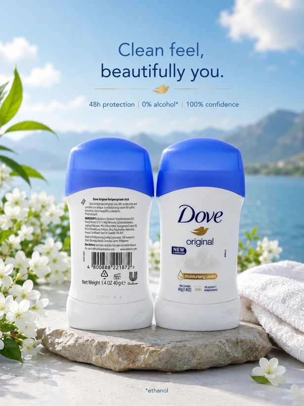مام صابونی زنانه اورجینال داو Dove Original Deodorant 48H