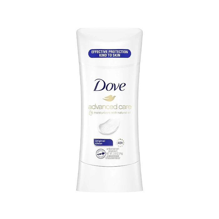 مام صابونی ضد تعریق زنانه داو Dove مدل Advancad Care رایحه شیر وزن 74 گرم اصل و اورجینال