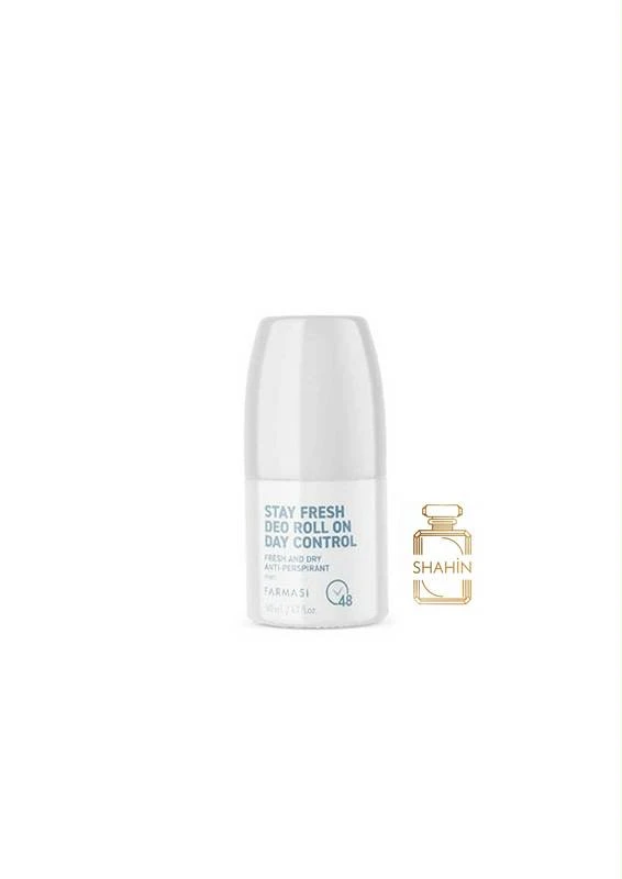 مام مردانه ضد تعریق 48ساعته درای کنترل فارماسی اصل Farmasi Deo Roll On Day Control 50ML