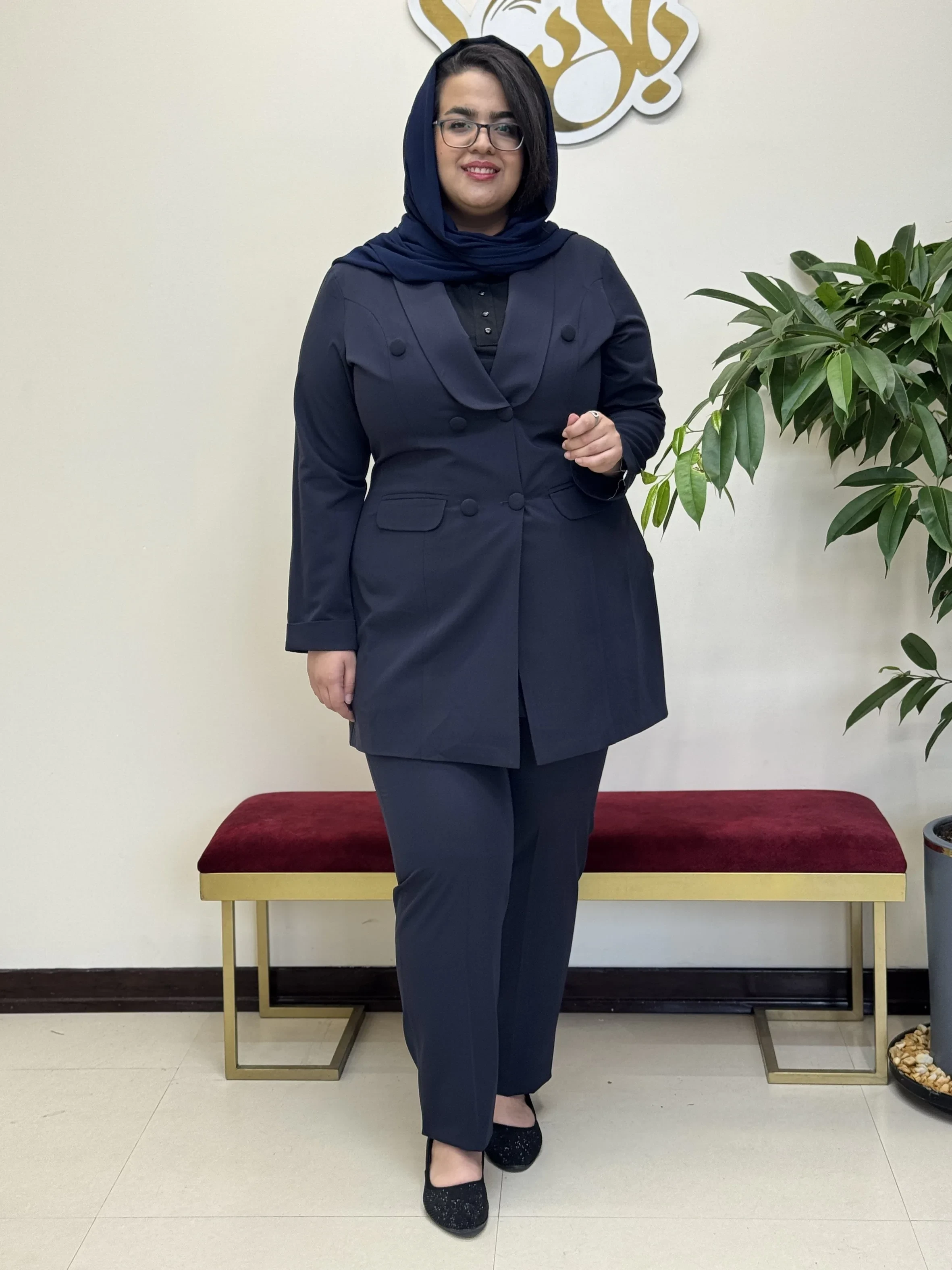 مانتو شلوار اداری سایزبزرگ