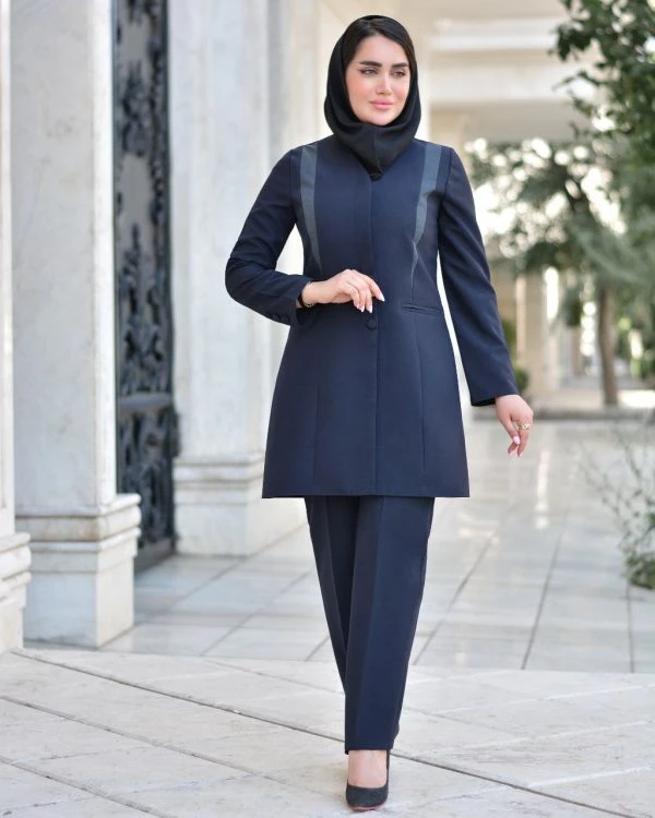 مانتو شلوار زنانه اداری حسنا