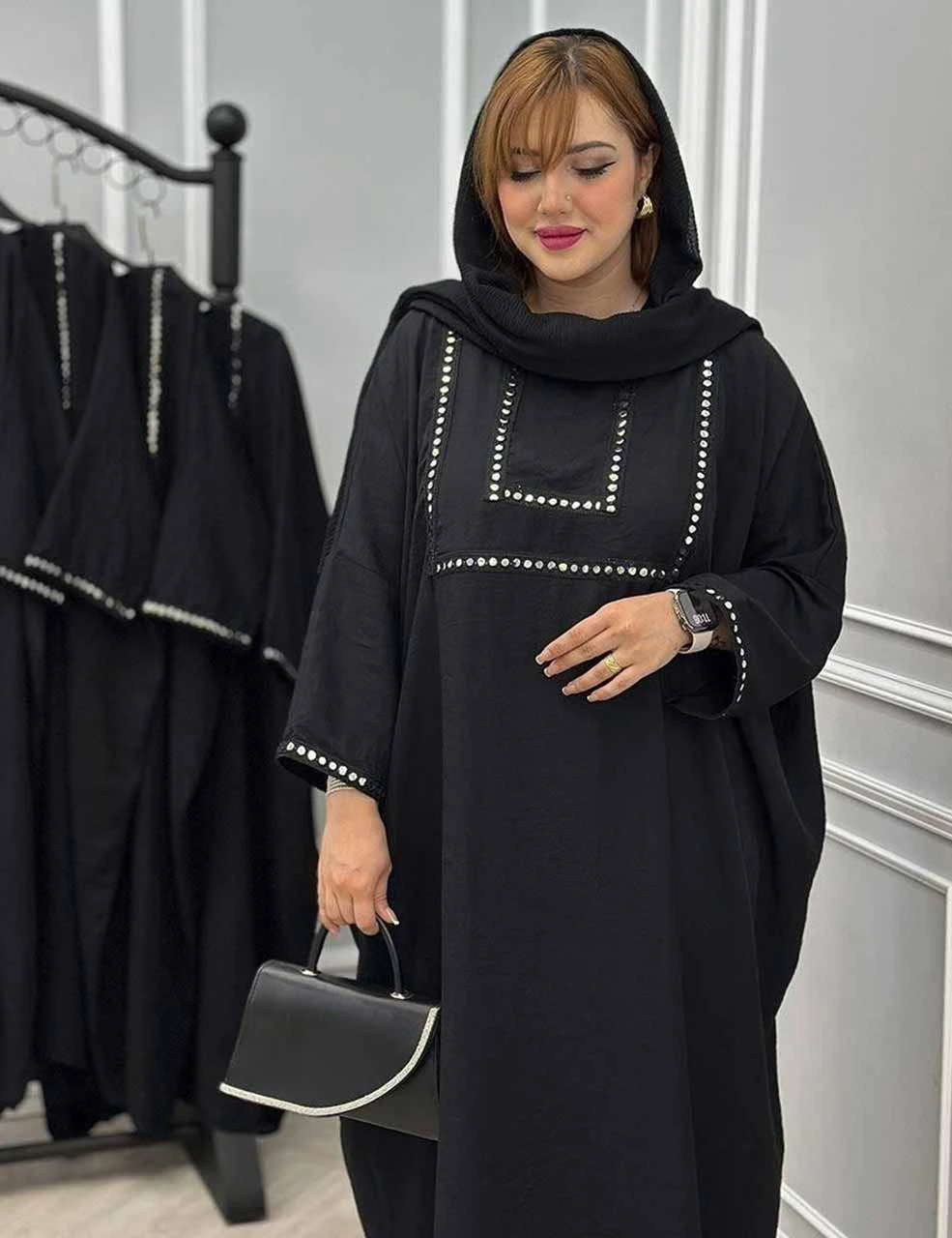 مانتو عبایی آیینه