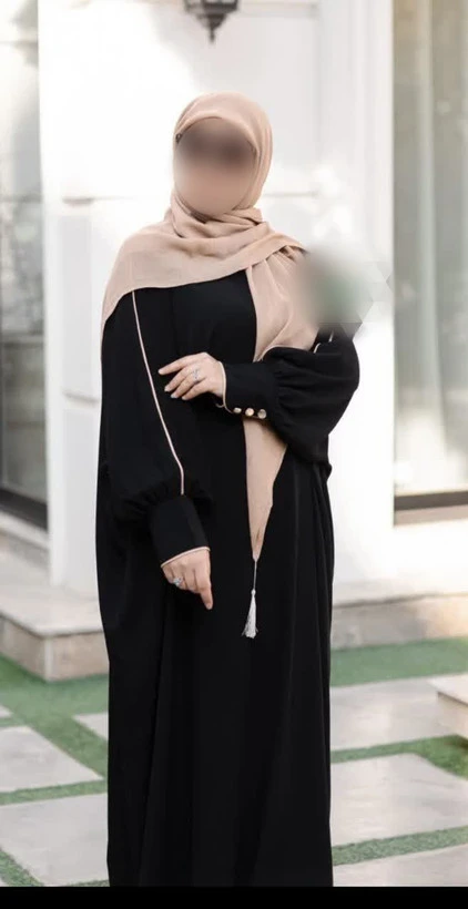 مانتو عبایی زنانه فری سایز تا۴۸ جنس کریشه