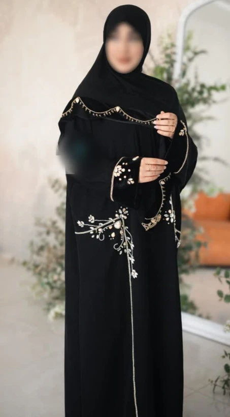 مانتو عبایی مجلسی زنانه فری سایز تا ۴۸طرح تارا