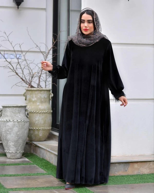 مانتو عبایی مجلسی گل