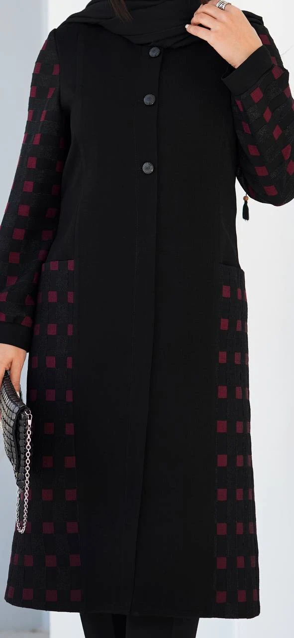 مانتو عیدانه ژاگاردشانتون‌اندونزی درجه یک (بدون‌ چروک شدن و آبرفت) زنانه سایز بزرگ