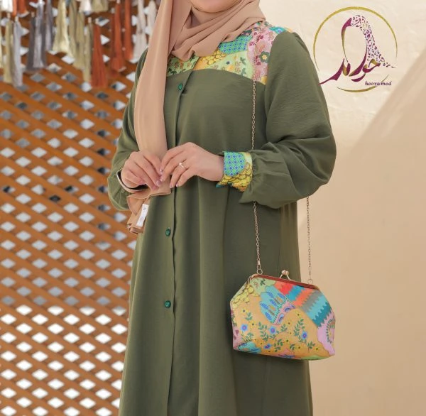 مانتو غزل رنگ سبز