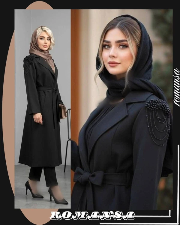 مانتو مجلسی ماکسی بلانکا