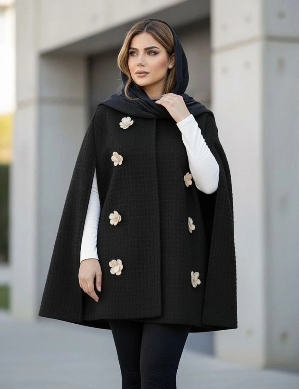 مانتو پانچ گل پونه_شیکان