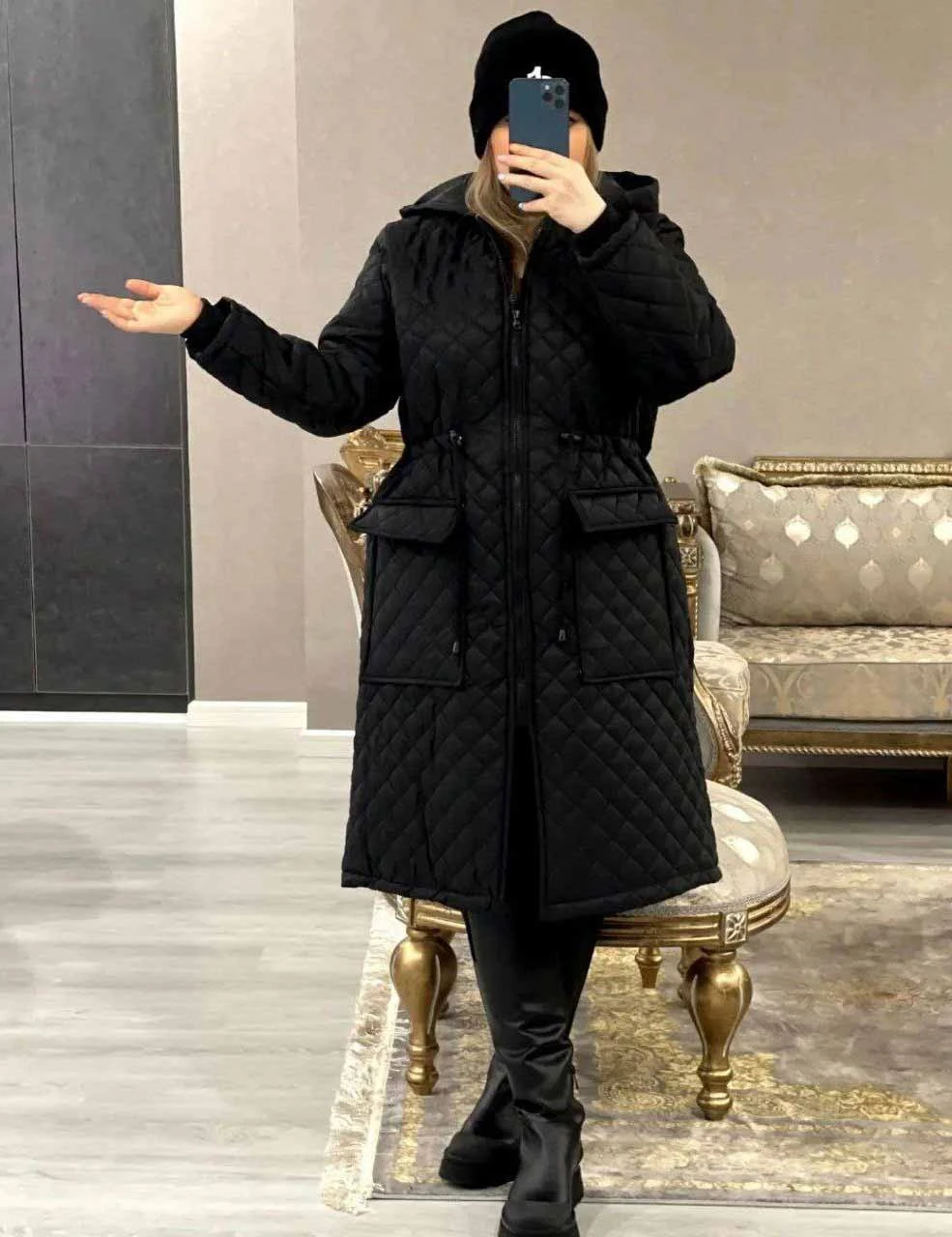 مانتو کاپشنی باران_شیکان