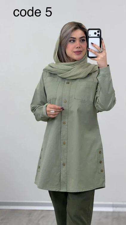 مانتو کتان مدل شیوا علیدسا