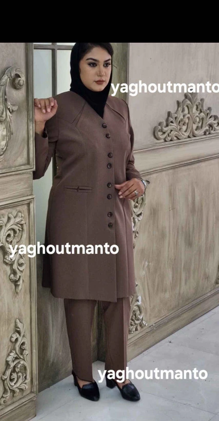 مانتوشلوار مدل ✨️ آتوسا✨️ رنگی
