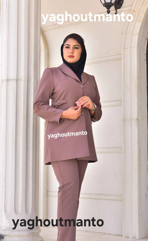 مانتوشلوار مدل ✨️مهتا ✨️رنگی