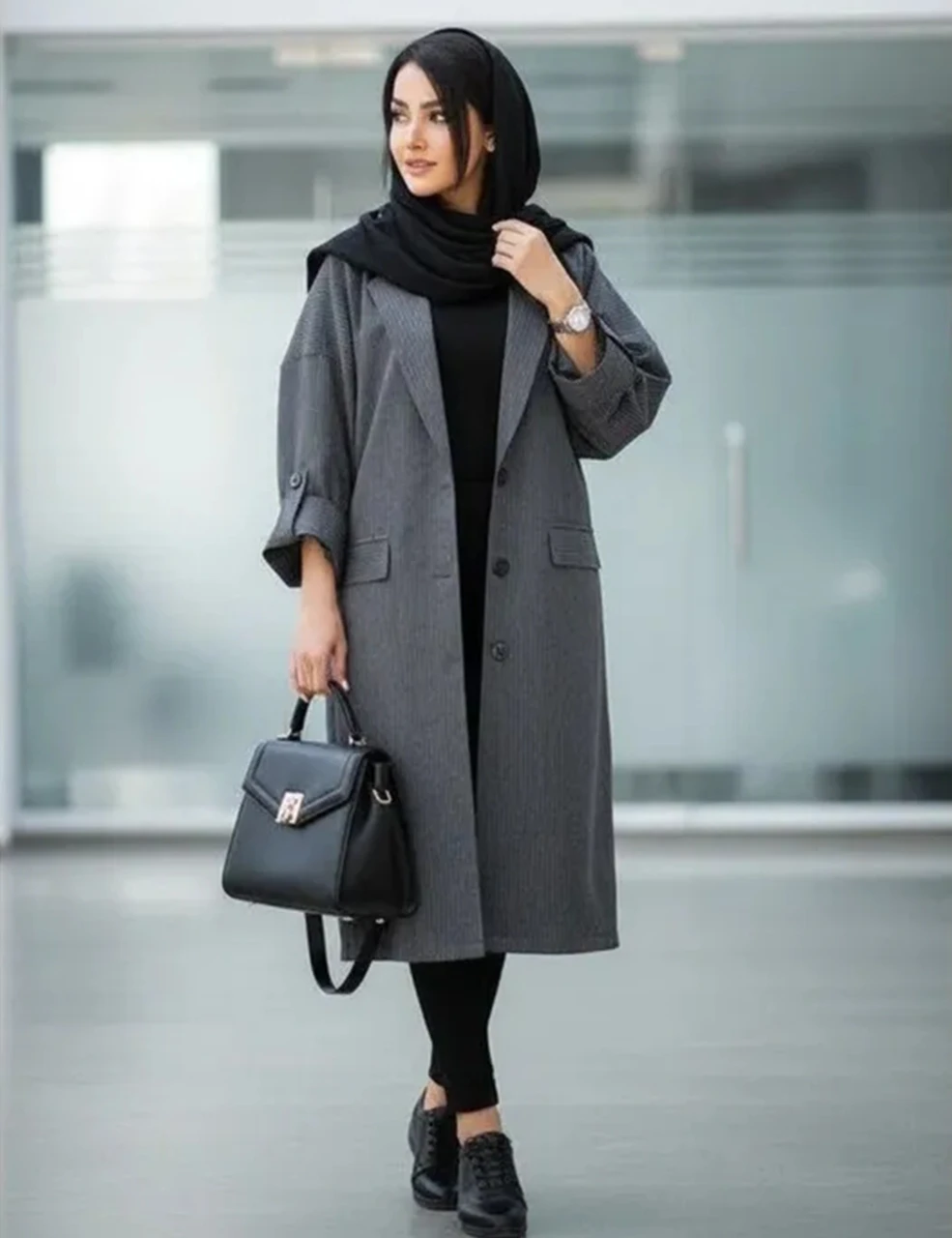 مانتوی زنانه دیپلمات_شیکان
