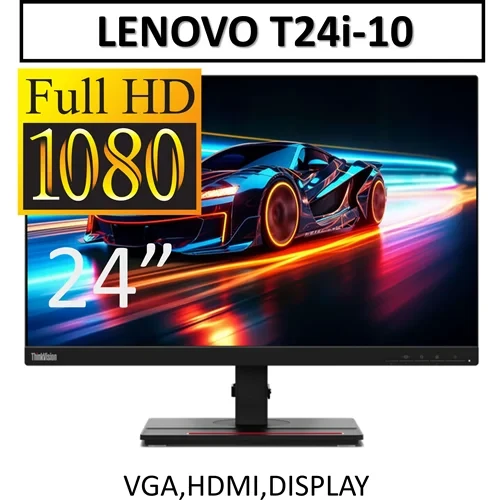 مانیتور استوک 24اینچ مدل THINKVISION T24i-10/FRAMELESS