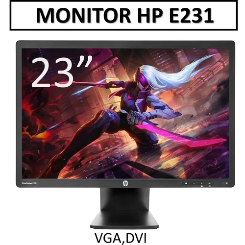مانیتور اچ پی استوک EliteDisplay E231 سایز 23 اینچ
