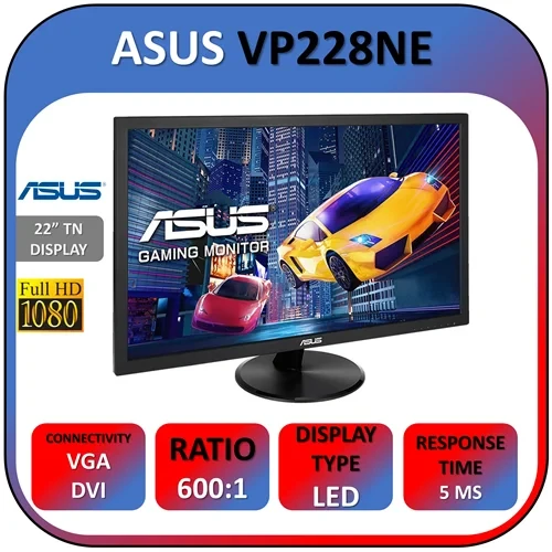 مانیتور ایسوس استوک ASUS VP228NE سایز 22 اینچ