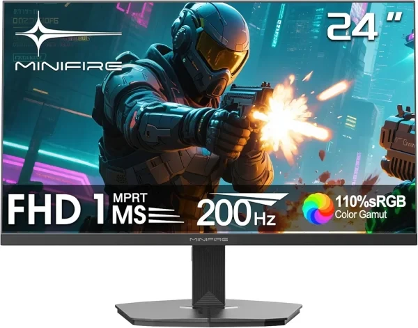 مانیتور گیمینگ 24 اینچ مینی فایر مدل MFG24F4H FHD 200Hz