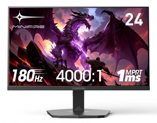 مانیتور گیمینگ 24 اینچ مینی فایر مدل Minifire MFG24F4 Full HD 180Hz