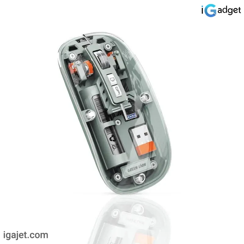 ماوس بی سیم گرین لاین مدل Transparent Mouse 2