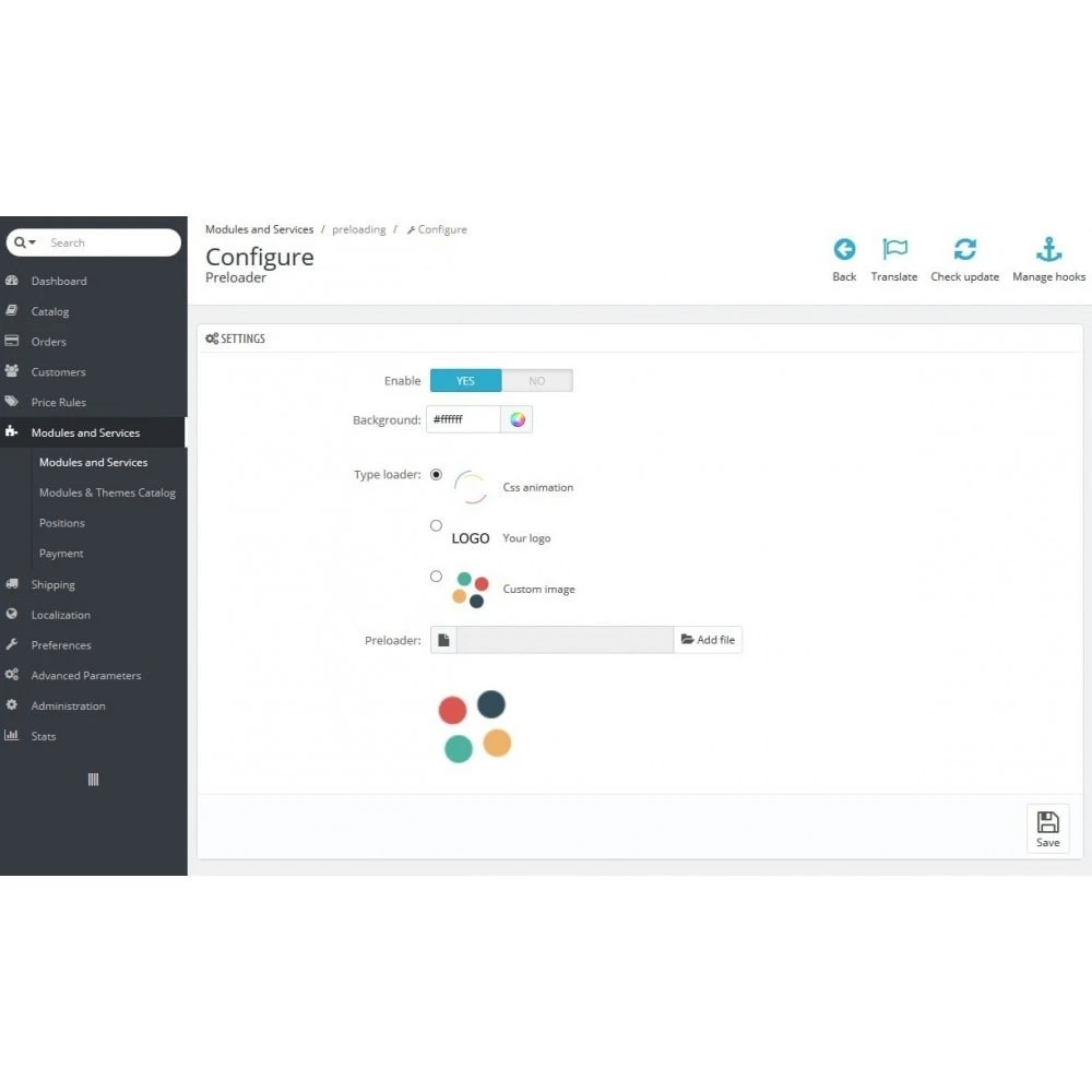 ماژول Awesome Preloader 1.0.1 - پیش بارگذاری در پرستاشاپ