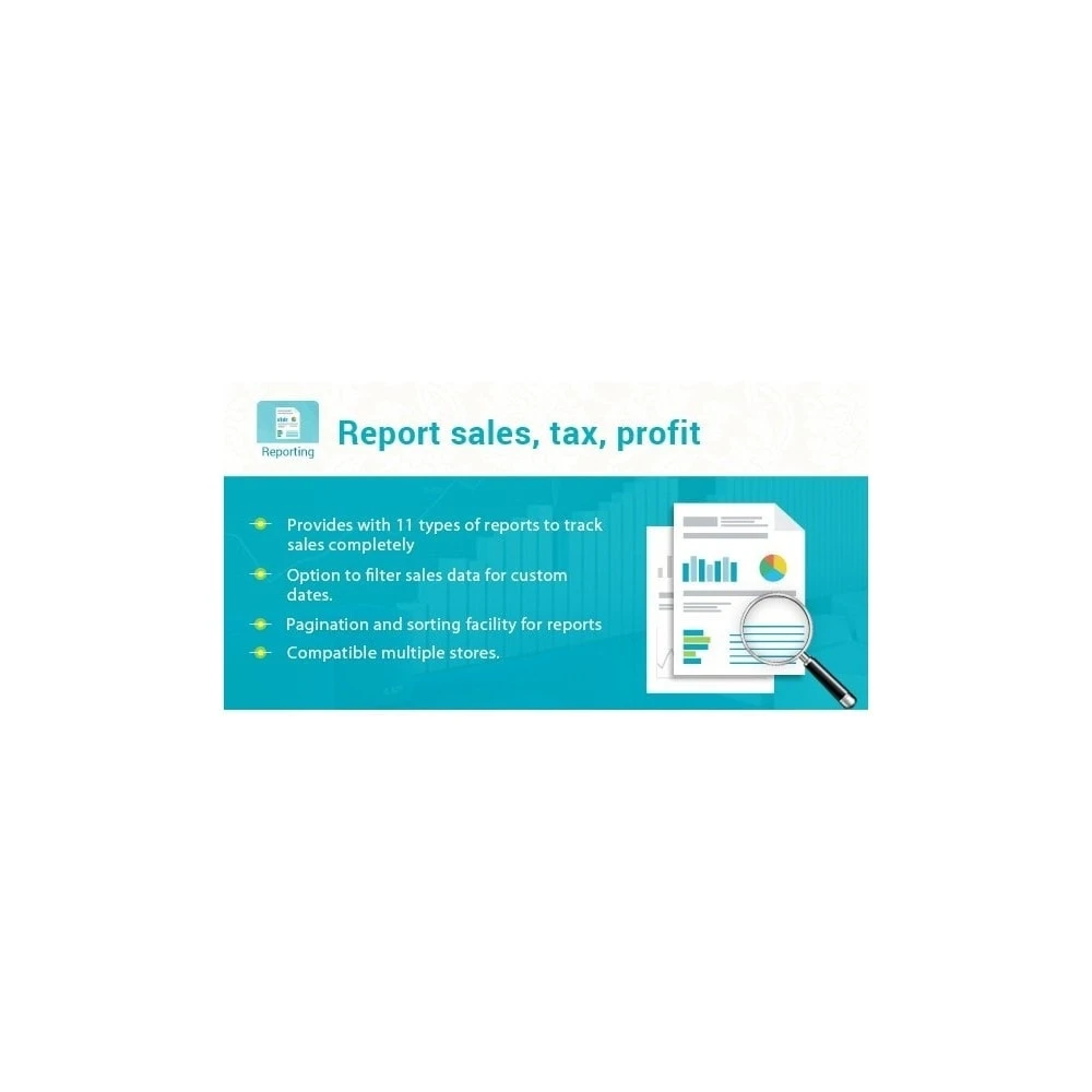 ماژول Best for Report sales 1.0.31 - گزارش گیری کامل در پرستاشاپ