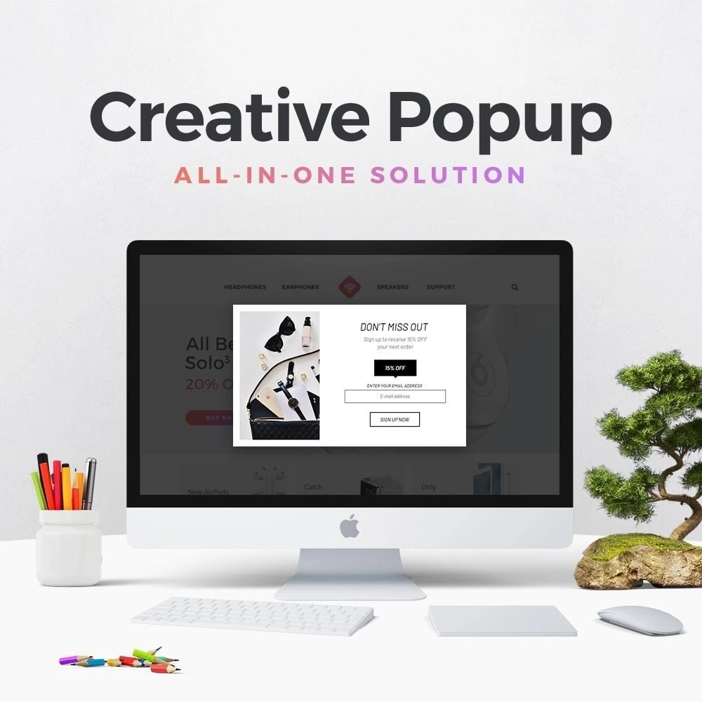 ماژول Creative Popup 1.6.11 - نمایش پنجره های پاپ آپ در پرستاشاپ
